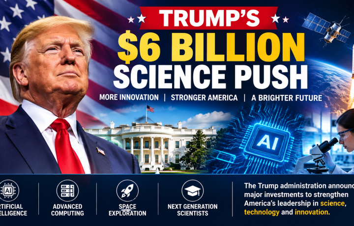 Trump's science and technology agenda puts American innovation, AI, and space exploration in the spotlight.