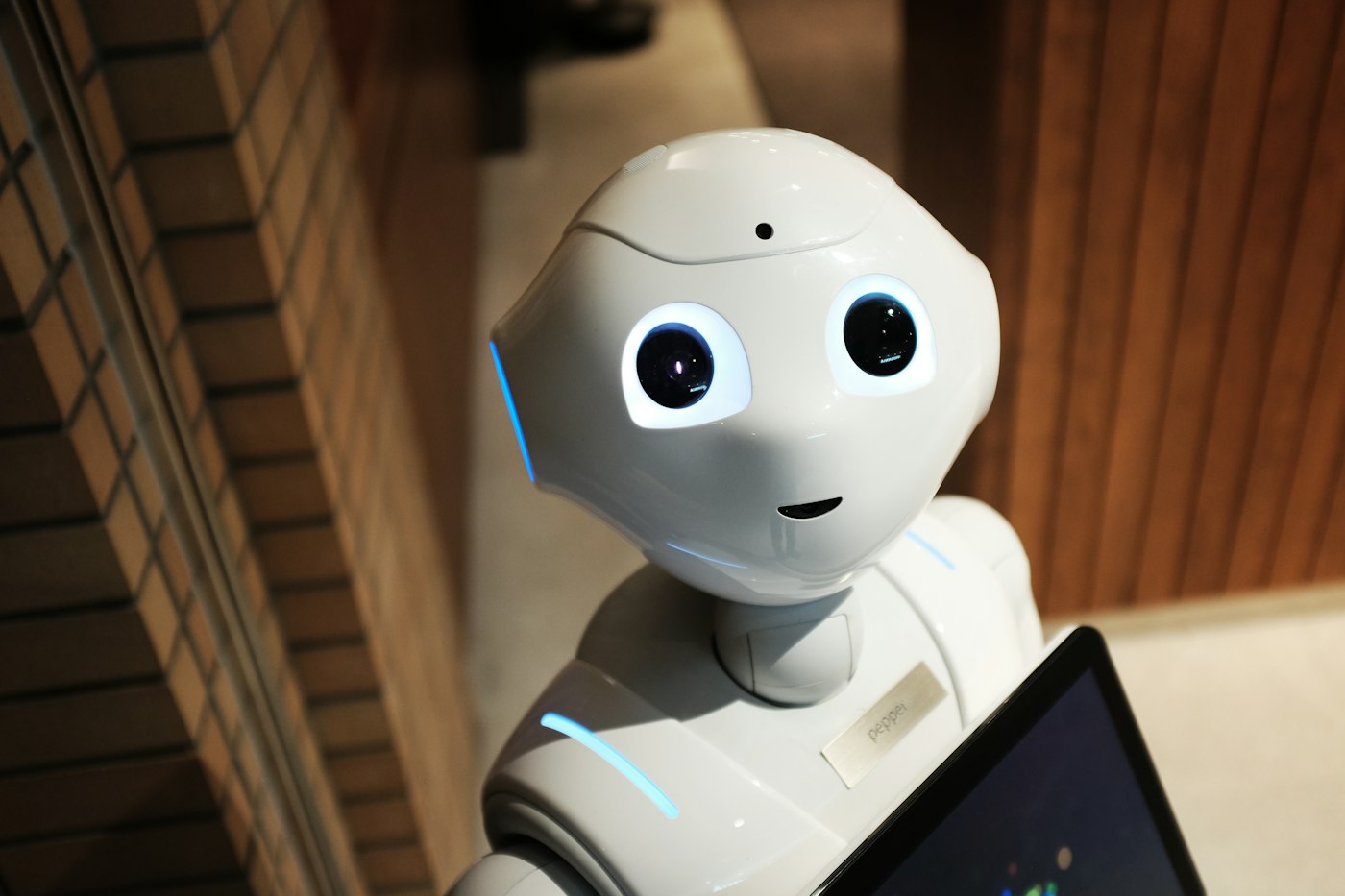A robot technology exhibit